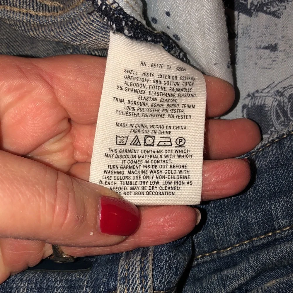 Pilcro and the Letterpress Blue Jeans with Gold Accents - Picture 8 of 15